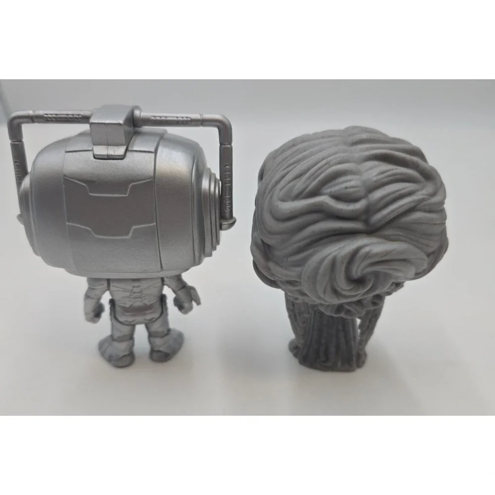 Doctor Who Funko Pop Cyberman & Weeping Angel Vinyl Figures Lot BBC Sci-Fi